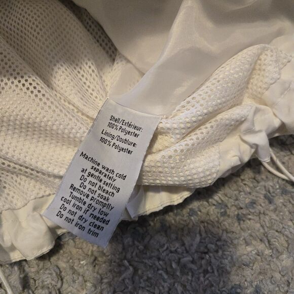 Audi, Windbreaker, White With Gray Trim, Men's Size Large - Picture 4 of 9